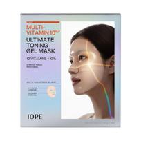 IOPE Multi Vitamin 10% Toning Gel Mask 30g 5 Sheets Set Skin Brightening Radiant Glow