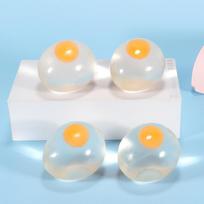 Stress Ball 1Pc Ice Skin Super Light Squeeze Toy Soft Stress Relief Fidget Sensory Decompression white