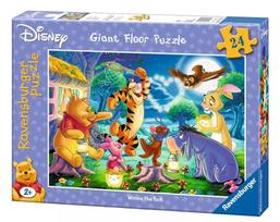 Ravensburger grindų dėlionė „Disney Mikė Pūkuotukas: vakaras miške“, 24 det.