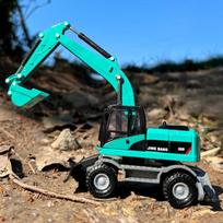 1:60 Modeliavimo Buldozeris Lydinio Metalinis Modelis Statybinis Sunkvežimis Mašinos Modelis Berniukų Žaislai Dovana B283 blue