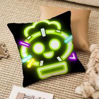 B-Brawl Anime S-Stars Pillow Case Anti-dustmite Pillowcase Invisible Zipper Silky Short Plush Sofa Cushion Cover 12x12Inch
