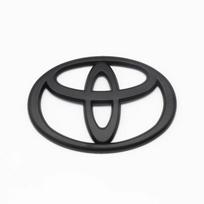 Priekinės grotelės Galinės bagažinės emblema Logotipas Ženklelis 3D ABS Juoda Anglies Pluošto Toyota Corolla Camry RAV4 Yaris Highlander C-HR Prius CR5 7r 120x82mm