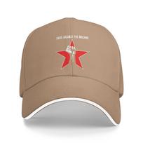 Rage Against The Machine Sun Baseball Cap Summer Unisex Men  Custom Diy Trucker Hat High Quality Casual Kpop Rock Snapback Cap One Size beige