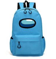 Large Among Us Game Shoulder Backpack With Adjustable Straps And Colorful Cartoon Design For Boys And Girls