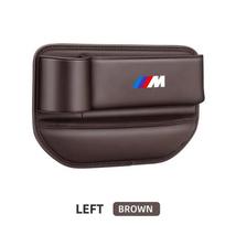Automobilio sėdynės tarpo organizatoriaus daugiafunkcinė daiktadėžė puodeliui, kišenė BMW M Performance E36 E60 E90 X2 X1 X3 X5 E46 E39 E70 M3 M5 M6 gray