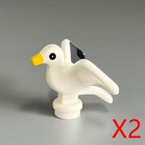 MOC City Animals Building Block Model Farm Ranch Scene Accessories Goat Wolf Pig Owl Flamingo Parrot Bird Zoo Kids Brick Toy T04