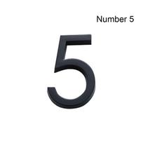 4inch/10cm 3D 0 To 9 Number Tag ABS Plastic Self-Adhesive Numeral Door Numbers Plate Sign For Mailbox Hotel Address Door Label