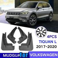 Mud Flaps For Volkswagen VW Tiguan L R-LINE 2005- Car Mudguards Splash Guard Front Rear Fender Accessories 2017-2020 black