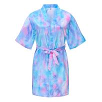 Pavasario/vasaros vaikiški chalatai: Kūdikių Peacock Kimono naktinukai ir lengvi kardiganai 120 (115-130cm) blue