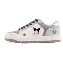 Sanrio Dopamine Fashion Versatile Sports Casual Retro Slip-Resistant Durable Lightweight Breathable Low-Top Skate Shoes Women sneaker KU6885609-S 39 white