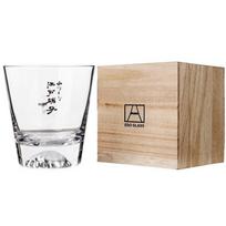 Fuji Mountain Cherry Blossom Snow Glass Cup beige