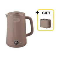 CHiATO heatPLAY Groove elektrinis virdulys, 1,7 l – pilkai rudas