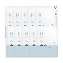 ROUND LAB 1025 Dokdo Hydrating Water Gel Mask 30ml x 10 Sheets white