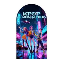 Kpop Demono Medžiotojo Arkos Fonas Rumi Zoey Mira Koncertas Muzikos Scena Šventė Mergaitės Gimtadienis Kūdikio Krikštynos Dvišalis Dekoravimo Fonas 1.6x3.9ft(50x120cm)