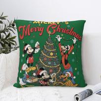 Mickey Mouse Kalėdinė arbatos puodelio užvalkalas Minkštas poliesterio pagalvės užvalkalas Dovanų pagalvės užvalkalas Sofai Lašinis pristatymas 40*40cm 30cmx30cm gray