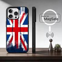 England F-Flag Fan support For Football Phone Case For iPhone17,16,15,14,13,12,11 Plus,Pro Max, New Magnetic Wireless Charging iPhone14Plus red