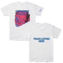 Dopamine Chamber dainų sąrašo marškinėliai Fontaines D.C. Juosta Gatvės stilius Harajuku Grafiniai marškinėliai Unisex Grynos medvilnės Laisvalaikio Y2k Tee XS white