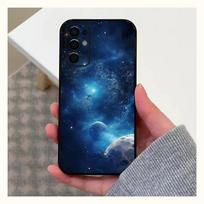 Kosmosas Galaxy Visatai Telefono dėklas Samsung S24,S21,S22,S23,S30,Ultra,S20,Plus,Fe,Lite,Note,10,9,5G Juodas Minkštas dangtelis Samsung S20lite5G