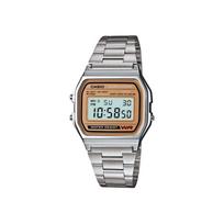 Casio Individualizuotas laikrodis, modifikuota serija Cangkui, vandeniui atsparus, šviečiantis, kvarcinis, odinis dirželis, tas pats stilius vyrams ir moterims, spalva d A158WEA-9JF