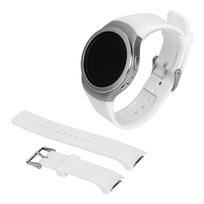Silikoninis laikrodžio dirželis Samsung Galaxy Gear S2 R720 R730 Laikrodžio dirželis Sportinio laikrodžio Pakeičiamas apyrankė 14 spalvų pasirinkimui 24mm balta