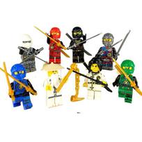 Veiksmo filmas Gyvatė Baziliskas Vėžliukai Minifigūrėlės su ginklu Konstravimo kaladėlės Mini Figūrėlės Lėlės Plytelės Vaikų Žaislai Rinkinys black