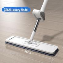 Hands-Free Lazy Mop for Wood and Tile Floors 4 Cloths Included