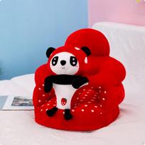 Kūdikio sėdynė Minkšta pagalvota kėdutė Atlošas su paminkštinimu Atrama grindims Sponge Base Panda