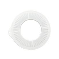 Multipurpose Silicone Splatter Proof Guard Cover wtih Small Bowl For 4.5-5 Quart Stand Mixer Bowl Prevents Mess Spills white
