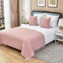 Lovos galo šalikas B&B apartamentų dekoracija megzta sofa su šaliku viešbučio lovos užtiesalas lovos galo pledas viešbučio lovos vėliavėlė Small 127x172cm