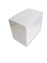 Lapeliai užrašams – bloknotas College, 80x120mm, 250 lapų, klijuoti, langeliais