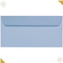 Dekoratyvinis vokas Paper Poetry C65, 114x224mm, 100g, pastelinės mėlynos spalvos, 1vnt