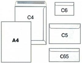 Vokai C6, 114x162mm, su nuplėšiama juostele, baltos spalvos, 25vnt