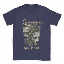 Men's T-Shirt Insomnium While We Sleep Humor Pure Cotton Tees Short Sleeve T Shirt Round Collar Clothing Big Size XXL