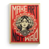 Kurk Meną, Ne Karą Pop Art Retro Plakatas Menas Sieninė Tapyba Svetainės Dekoracija Paveikslas 30cm×40cm NoFrame