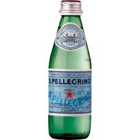 Natūralus mineralinis vanduo S.Pellegrino, gazuotas, stikliniame buteliuke, 0.25l (D)