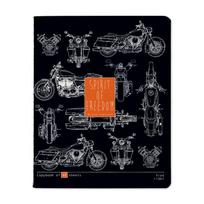 Sąsiuvinis Bruno Visconti, Blueprint Moto, A5, 48 lapai, langeliais