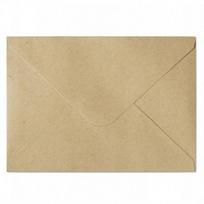 Vokas 70x100mm pastelinės tamsiai smėlio spalvos, 120g/m2, 10vnt