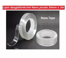 Lipni Nano juosta 2,4 cm x 3 m