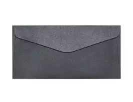 Dekoratyviniai vokai Pearl DL black (10)