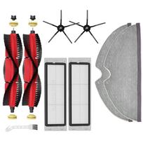 Priedai, skirti Xiaomi Roborock S5 Max S5 S50 S6 S6 Maxv dulkių siurblio atsarginių dalių keitimo rinkinys, ritininis šepetys, pagrindinis šepečio dangtelis, HEPA filtras, šluostės Kit 2