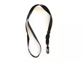 Kaklajuostė su karabinu PI 30013 (10 vnt.), juoda