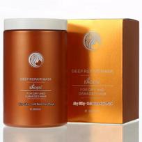 Bao Ji Si Silky Cold-Based Hair Mask - Repair & Smooth for Color-Treated, Damaged Hair. No-Steam Conditioner for Spa-Like Hair Care. orange