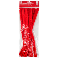 Dekoracija Pom-Pom College 30 cm x 15 mm 10 vnt raudonos spalvos