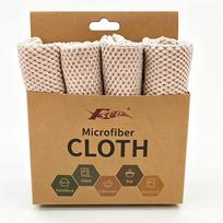 Ultra-Fine Fiber Quick-Dry Kitchen Rags: Oil-Stain Removing, Residue-Free Scouring Pads beige