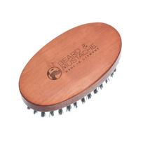 KELLER Barzdai šepetys Beard & Mustache ovalus 93x51mm.