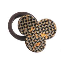 Kosmart Plaukų gumytė – Dark brown demi and gold