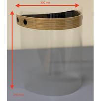 Beautyforsale Apsauginis veido skydelis 0,4mm