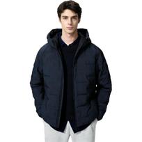UNIQLO Pufftech Parka 'Tamsiai mėlyna' Vyriška 478268-69 M black