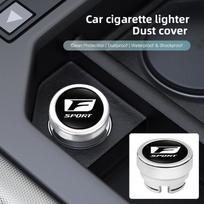 Car Cigarette Lighter Dust Cover For Lexus Fsport IS250 Ct200h ES300h Cigarette Lighter Waterproof Anti Electricity Cap keychain black