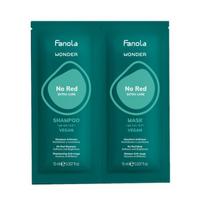 Fanola Wonder No Red Shampoo+Mask, 15ml+15ml, Tester